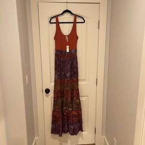 Anthropology flowy maxi